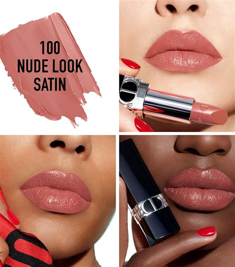 dior rouge 100 nude velvet|Dior Rouge Couleur Couture 100 Nude Velvet .